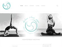 Tablet Screenshot of helenclareyoga.com